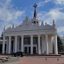 Survey monument of architecture - Kharkov airport terminal (old) for passengers