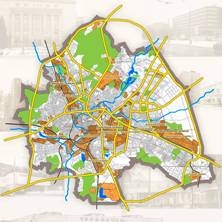 The general plan of Kharkiv